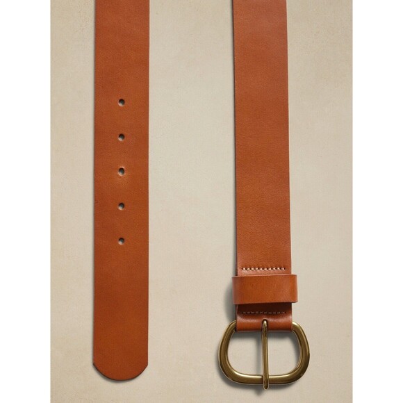 BANANA REPUBLIC Andi Leather Belt Cognac Brown XXL main image 6